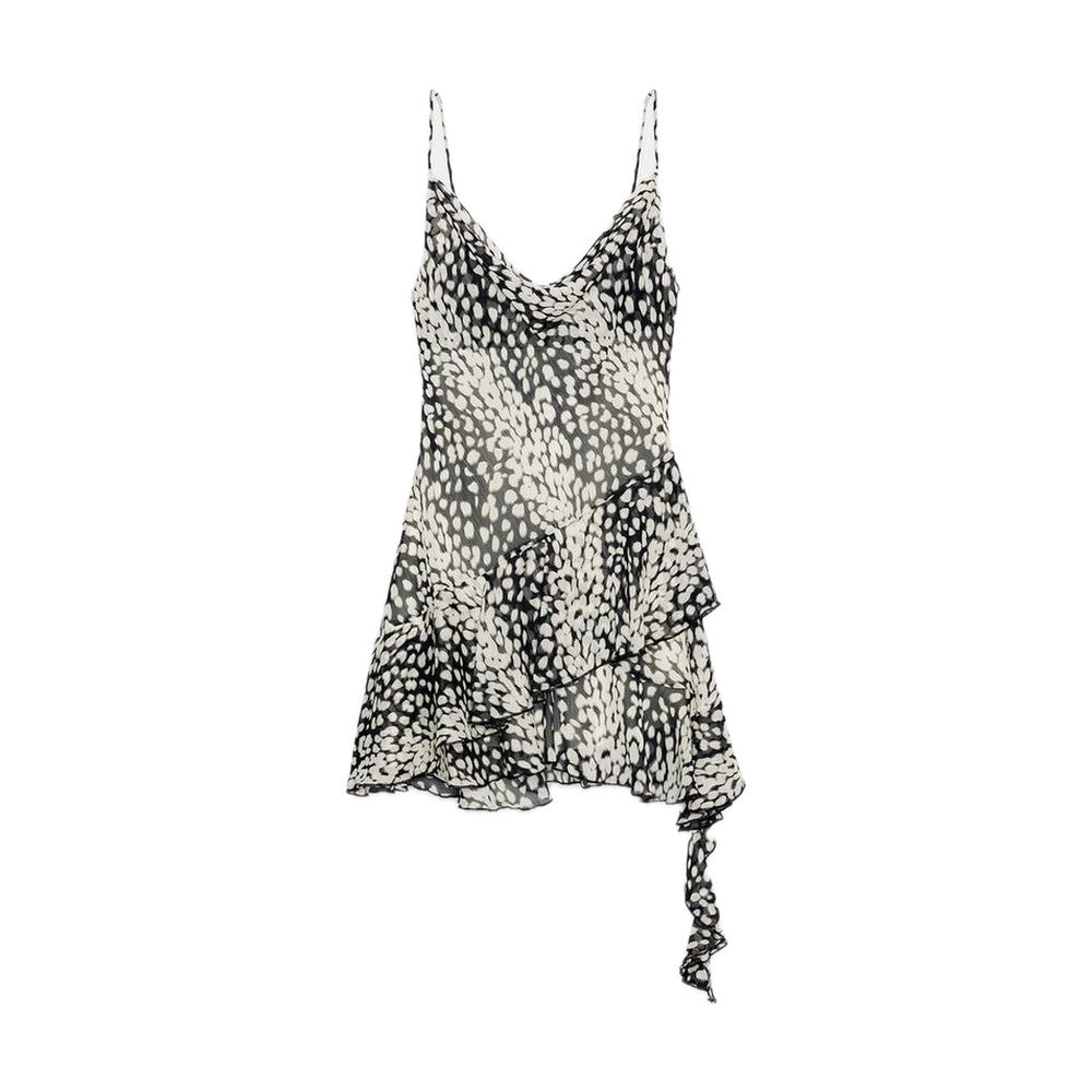 Luna Leopard Ruffle Dress