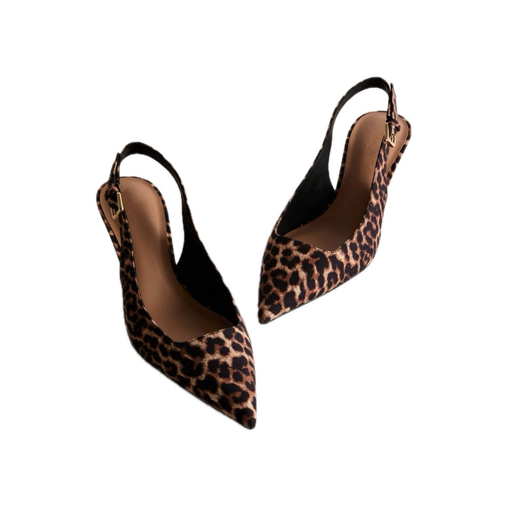 Mia Leopard Slingback Heels