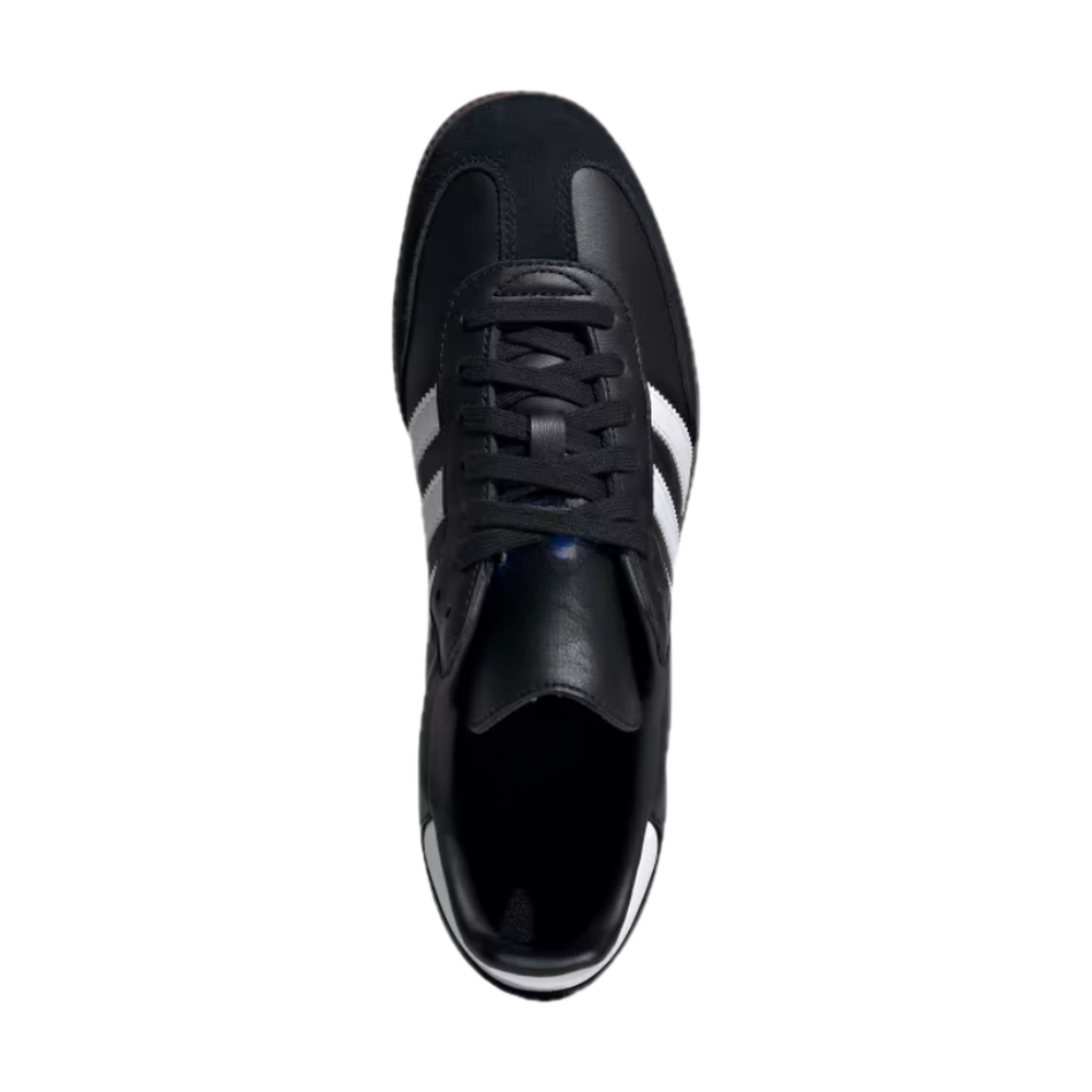 Black classic trainers with white details